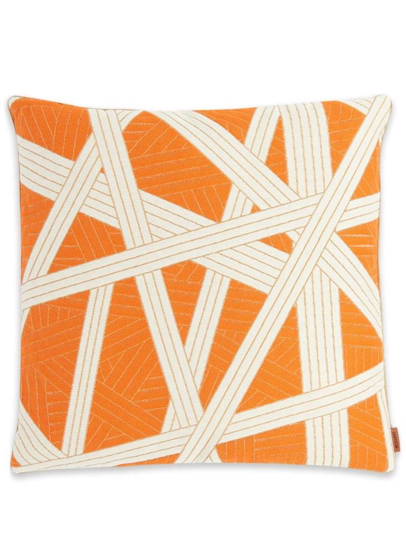 Missoni Home small Nastri striped cushion - Orange von Missoni Home