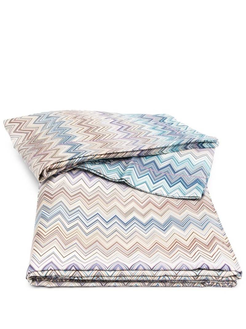 Missoni Home striped duvet cover - Blue von Missoni Home