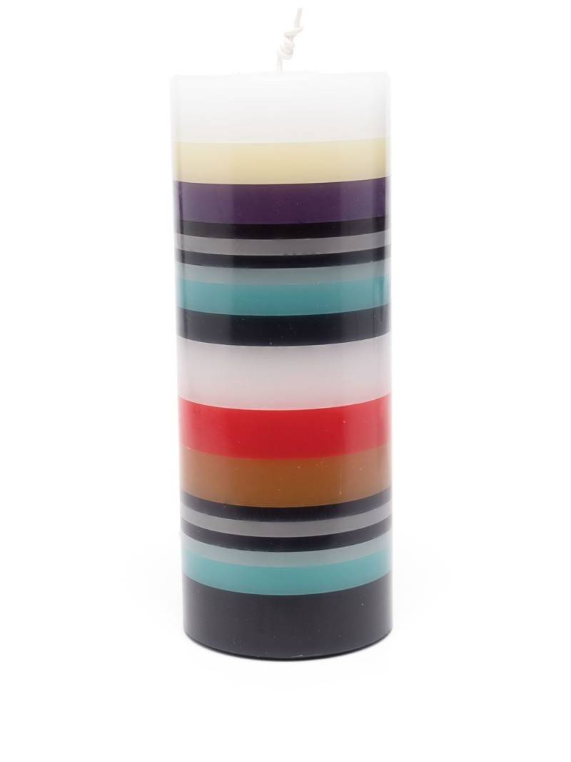 Missoni Home striped single-wick candle - White von Missoni Home