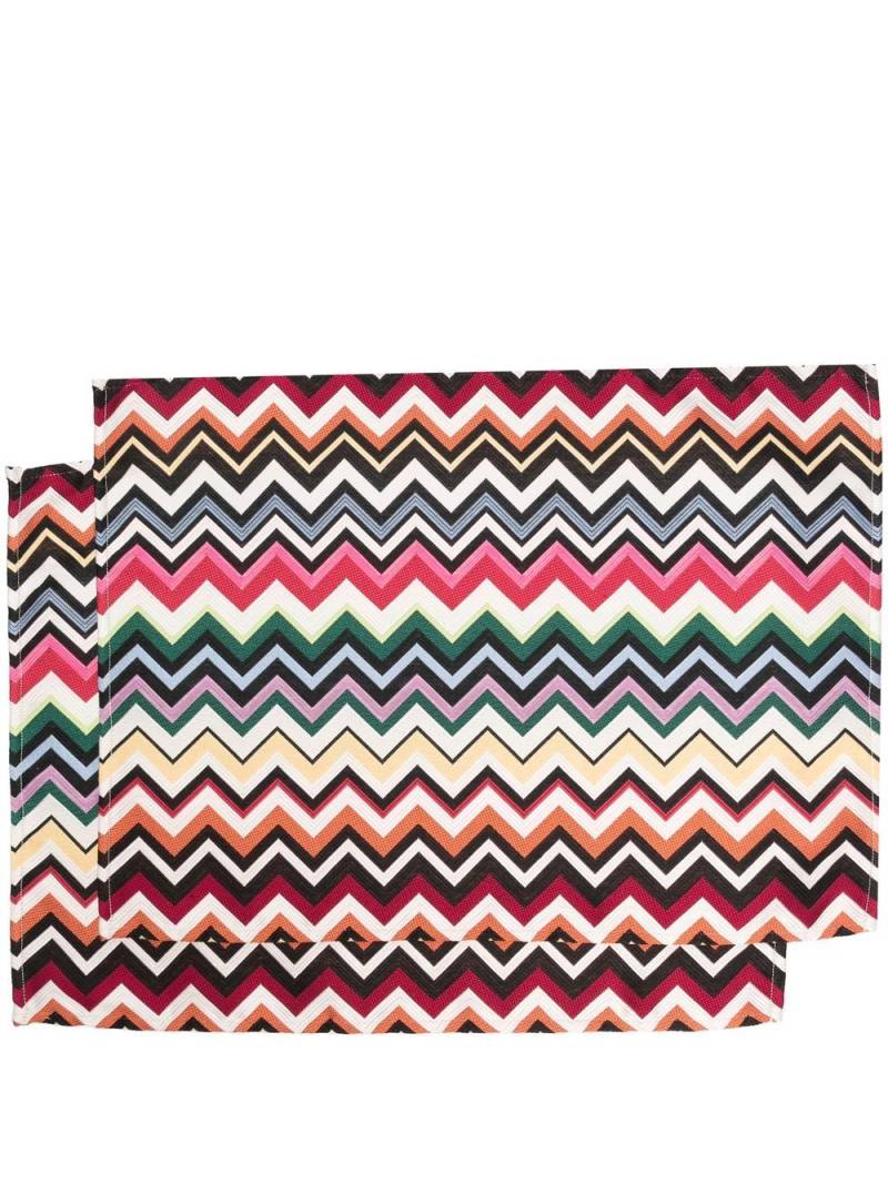 Missoni Home striped table cloth set of 2 - Red von Missoni Home