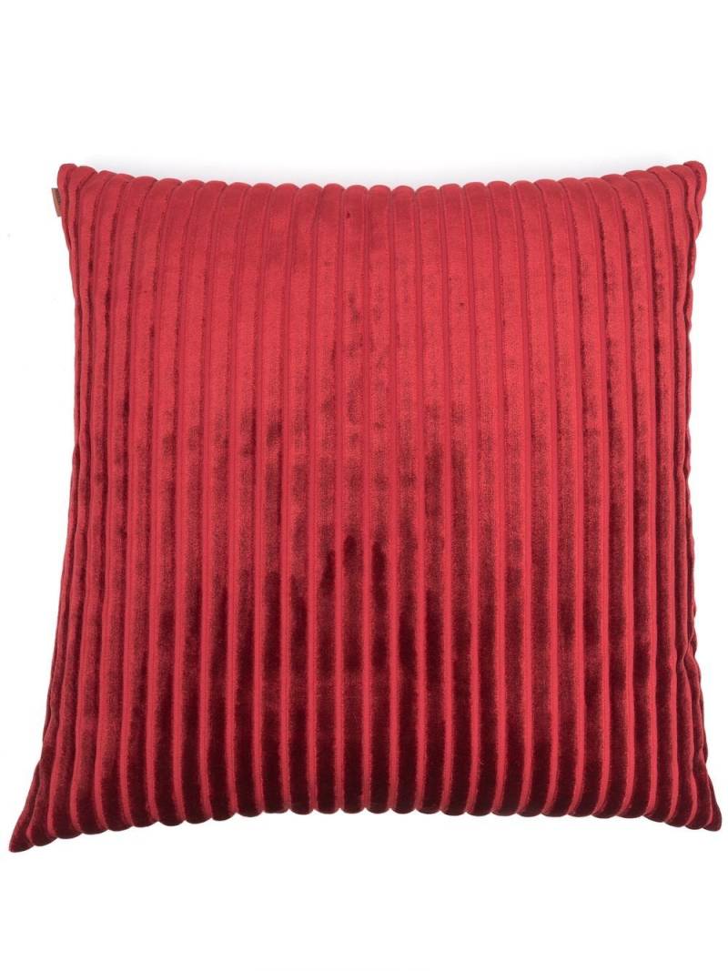 Missoni Home velvet ribbed cushion - Red von Missoni Home