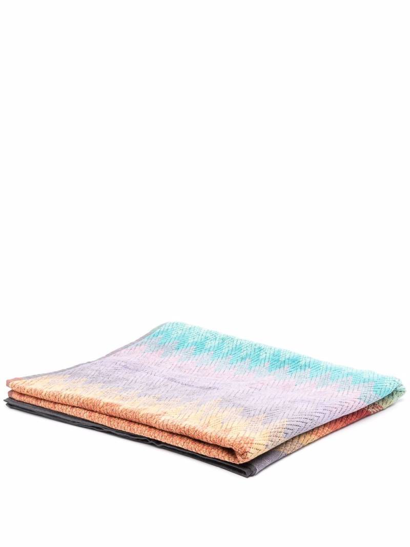 Missoni Home zig zag cotton beach towel - Orange von Missoni Home