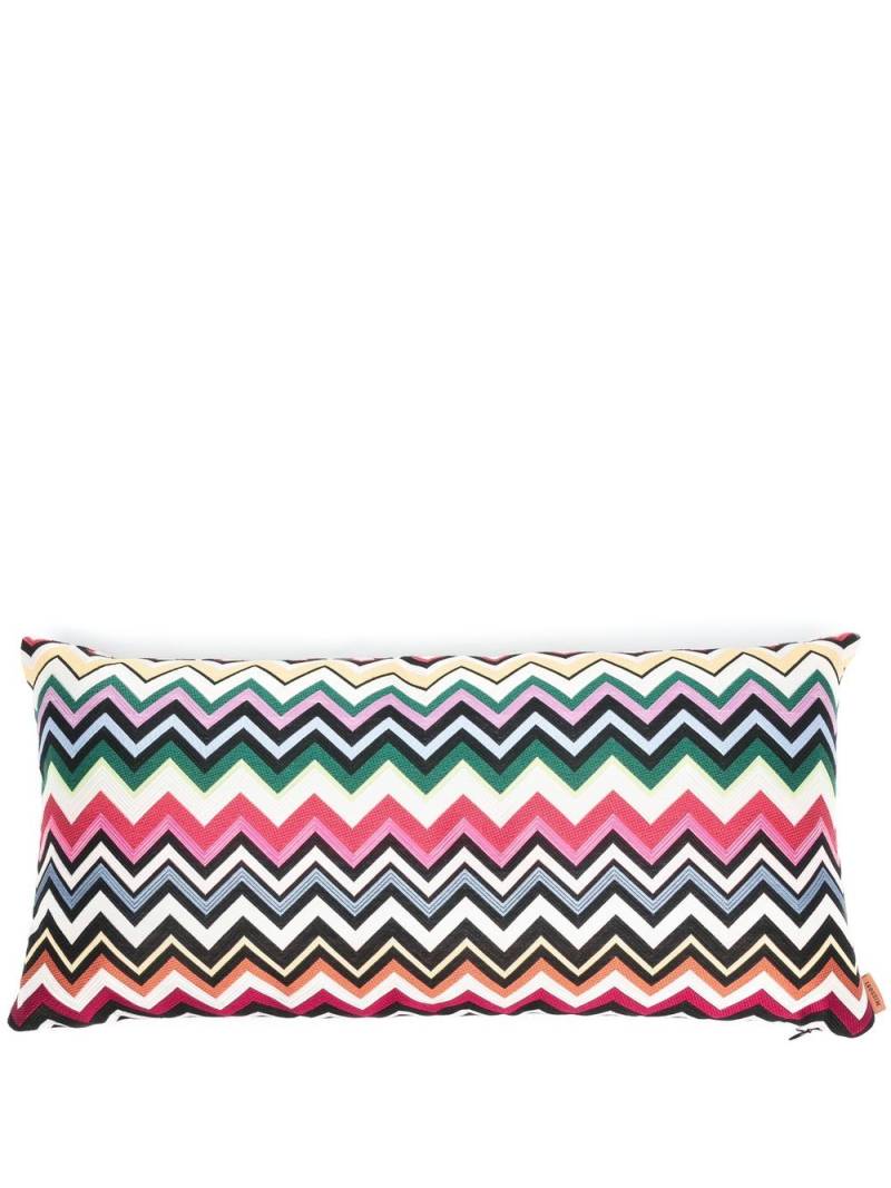 Missoni Home zig-zag pattern cushion - Green von Missoni Home