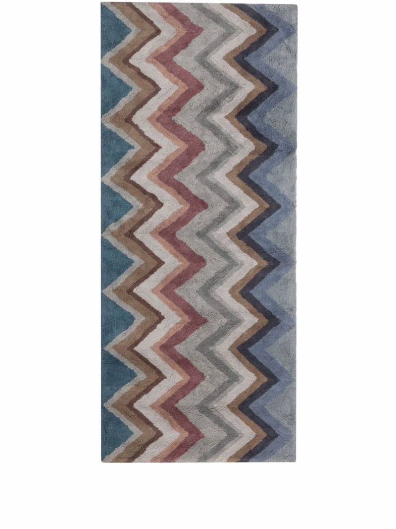 Missoni Home zig-zag pattern rug - Blue von Missoni Home