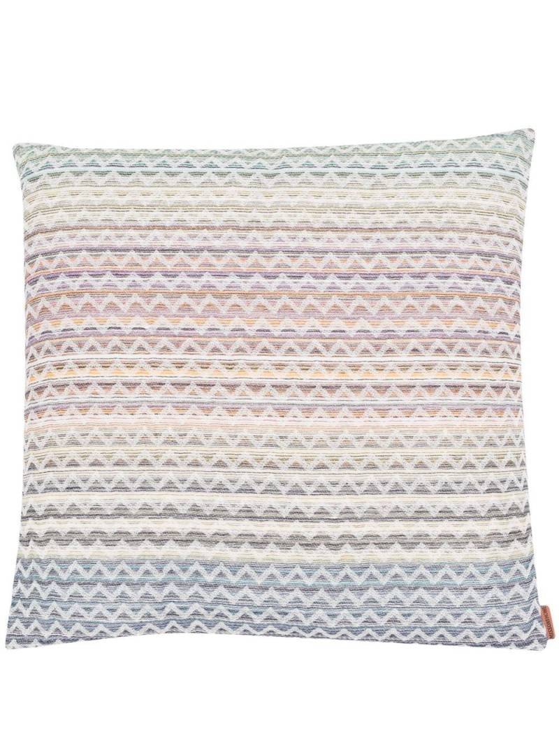 Missoni Home zigzag-print pattern cushion - Blue von Missoni Home