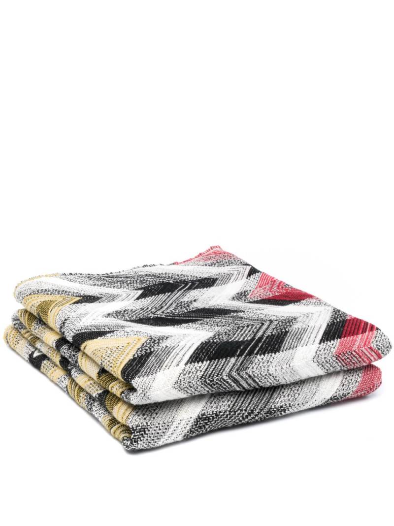 Missoni Home zigzag-woven blanket - Yellow von Missoni Home