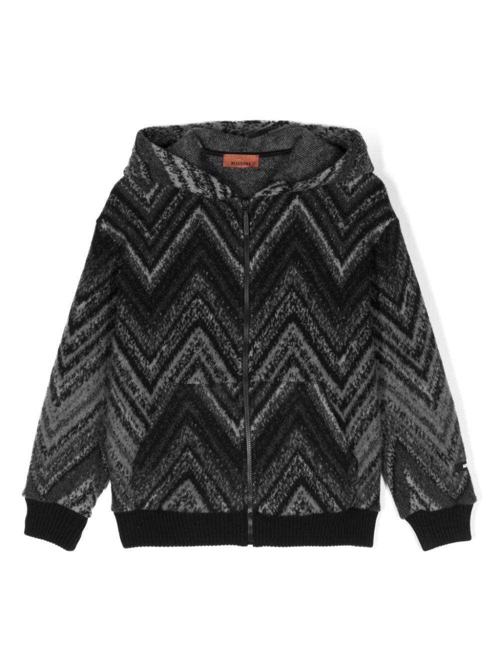 Missoni Kids chevron-print jacket - Black von Missoni Kids