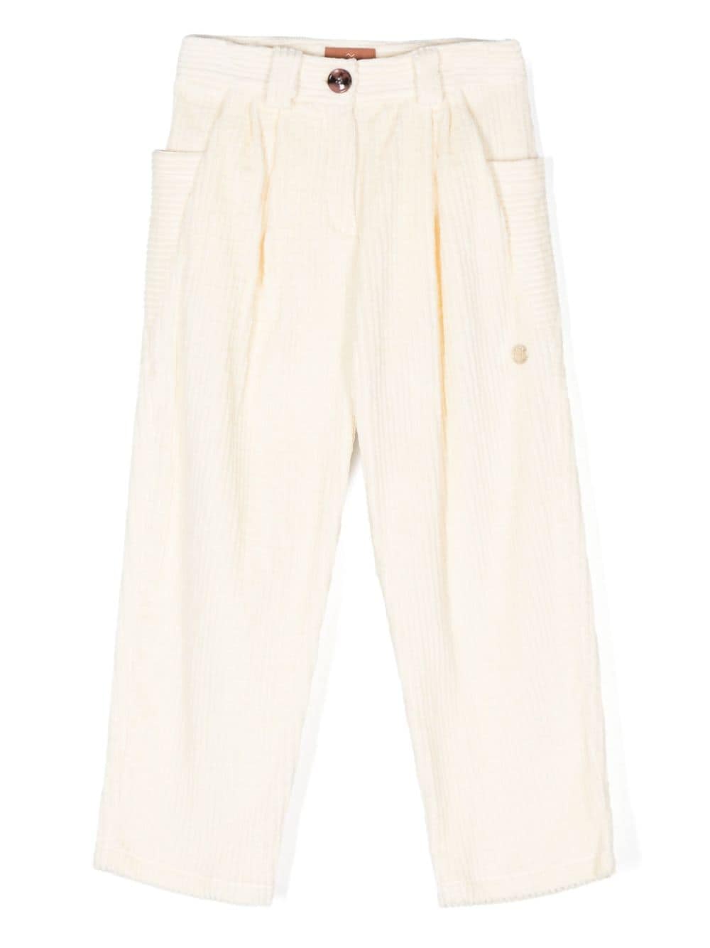 Missoni Kids corduroy trousers - Neutrals von Missoni Kids