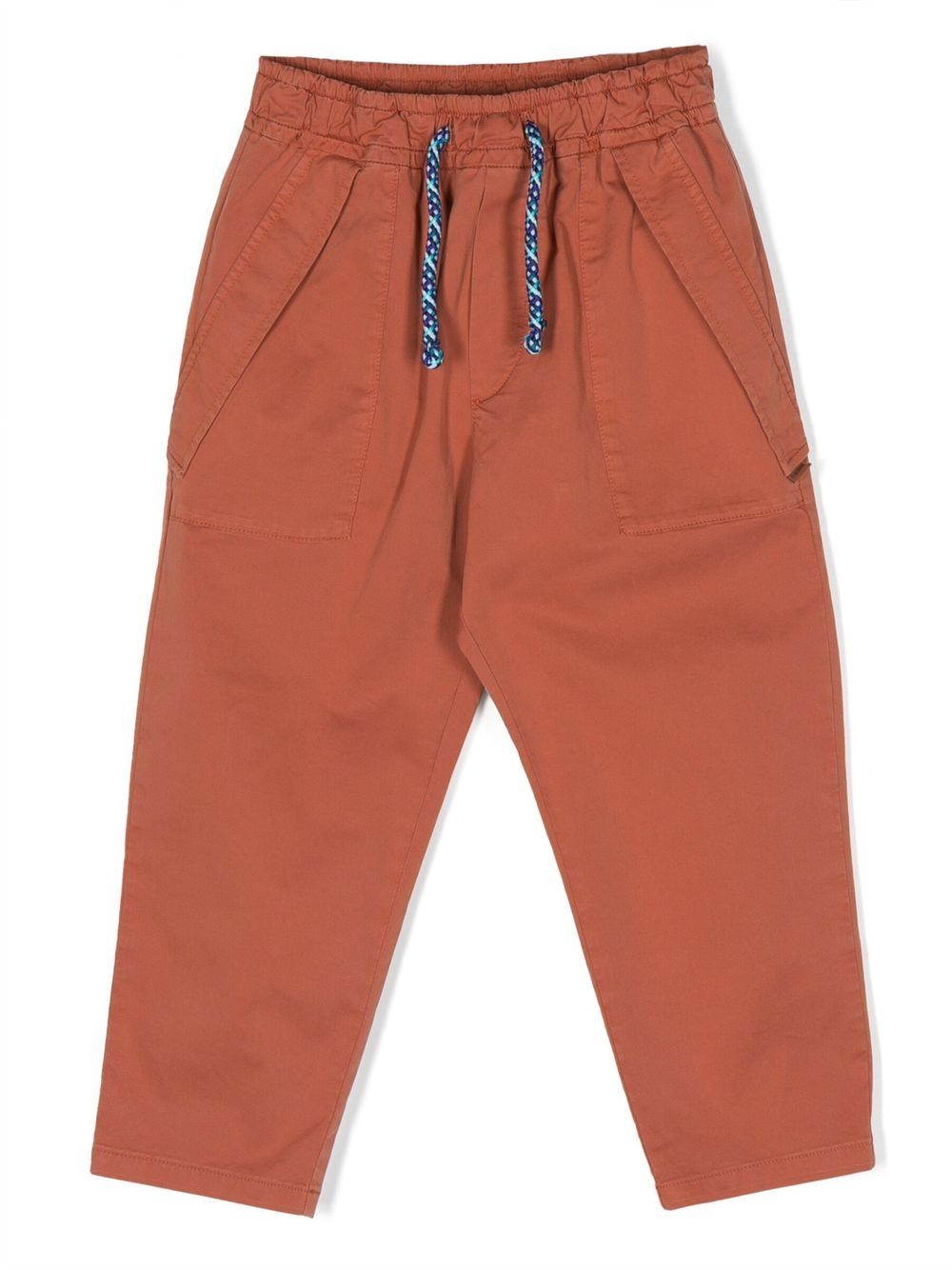 Missoni Kids drawstring-waistband trousers - Brown von Missoni Kids