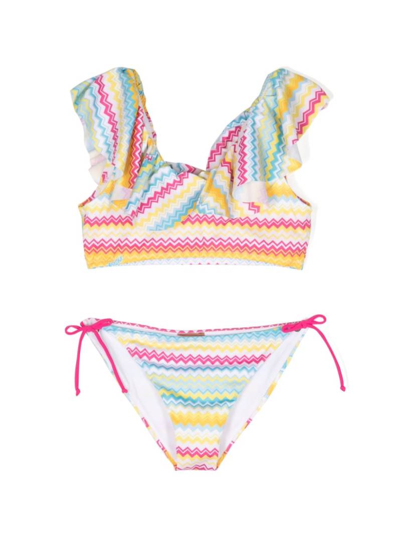 Missoni Kids graphic-print bikini set - Yellow von Missoni Kids