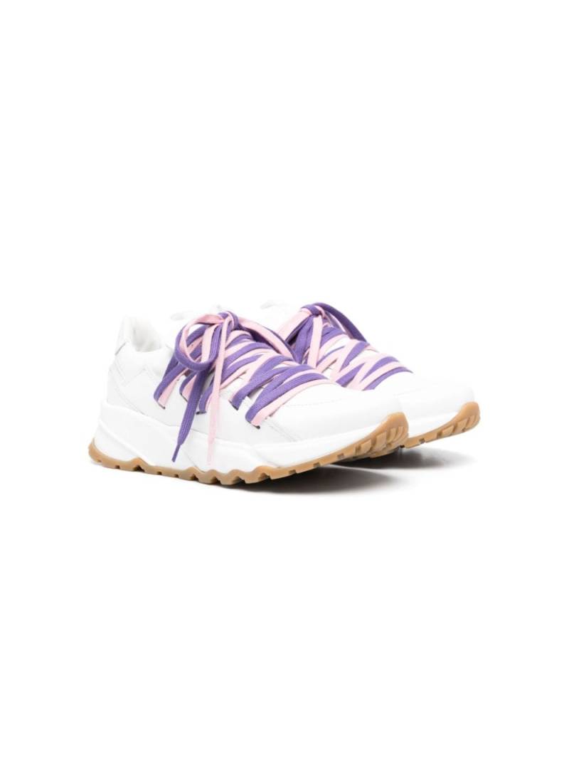 Missoni Kids lace-up leather sneakers - White von Missoni Kids