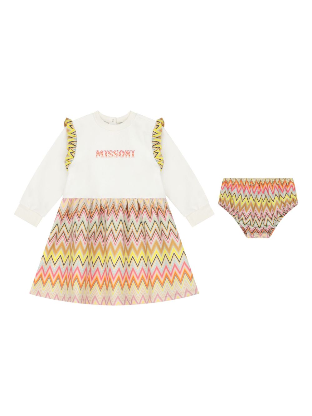 Missoni Kids logo dress set - White von Missoni Kids