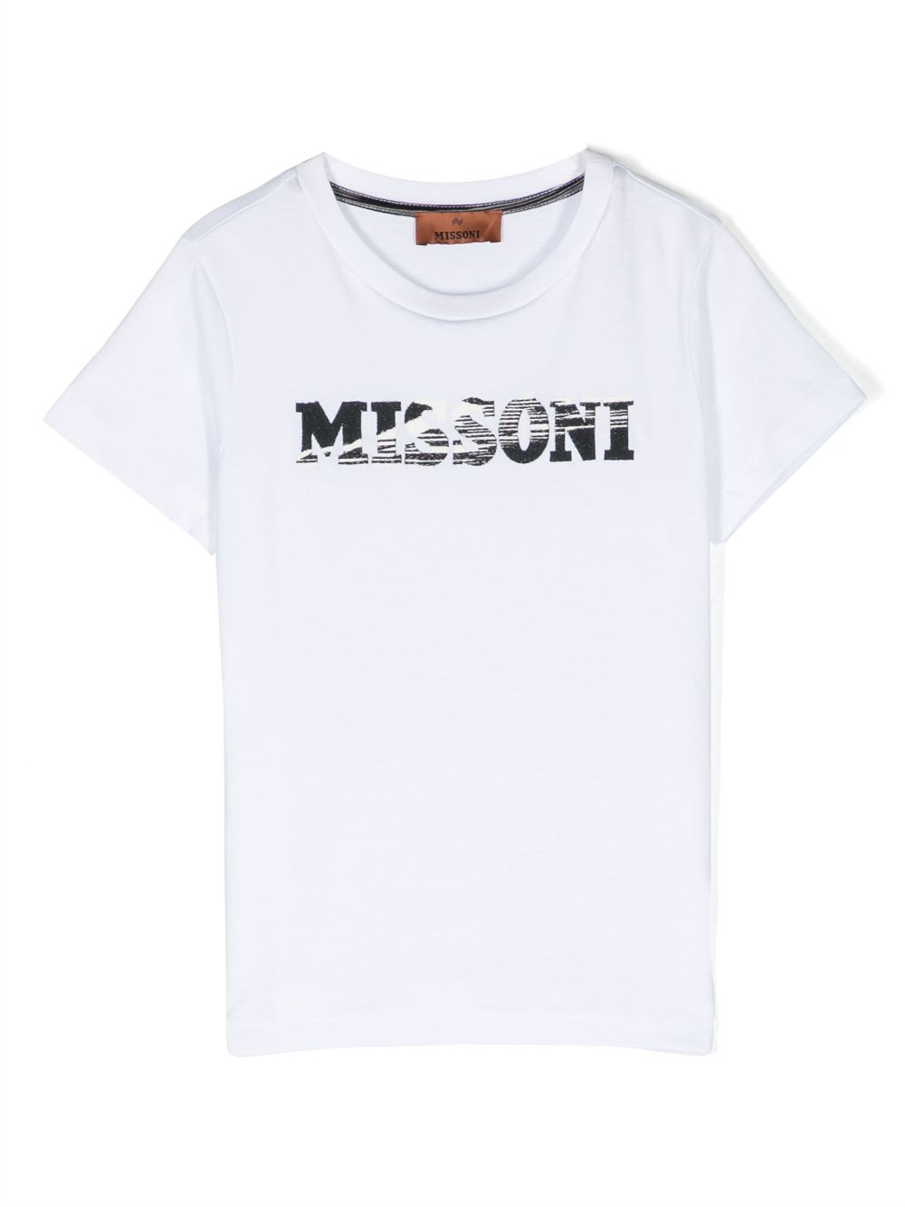 Missoni Kids logo-print cotton T-shirt - White von Missoni Kids