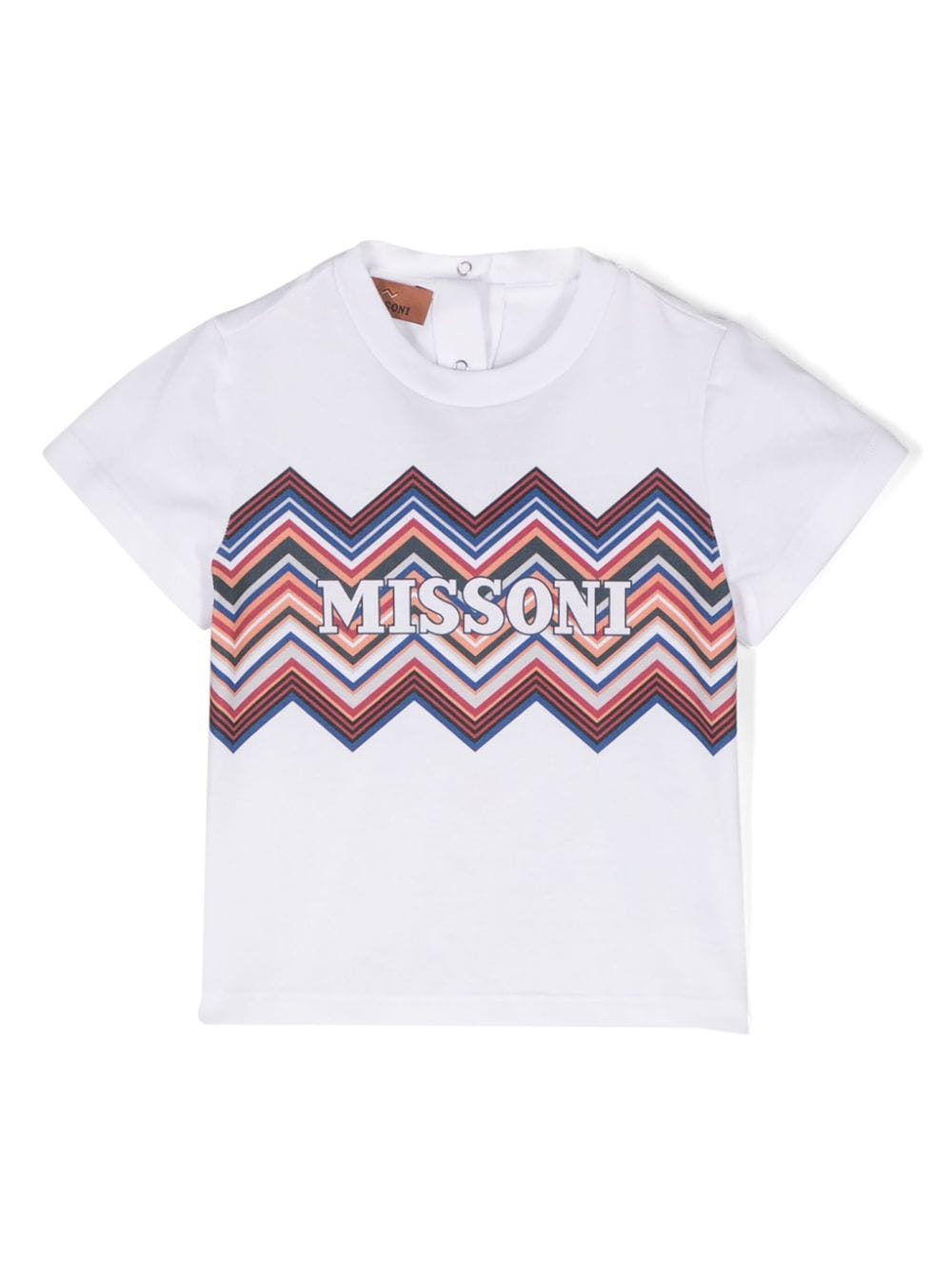 Missoni Kids logo-print cotton T-shirt - White von Missoni Kids