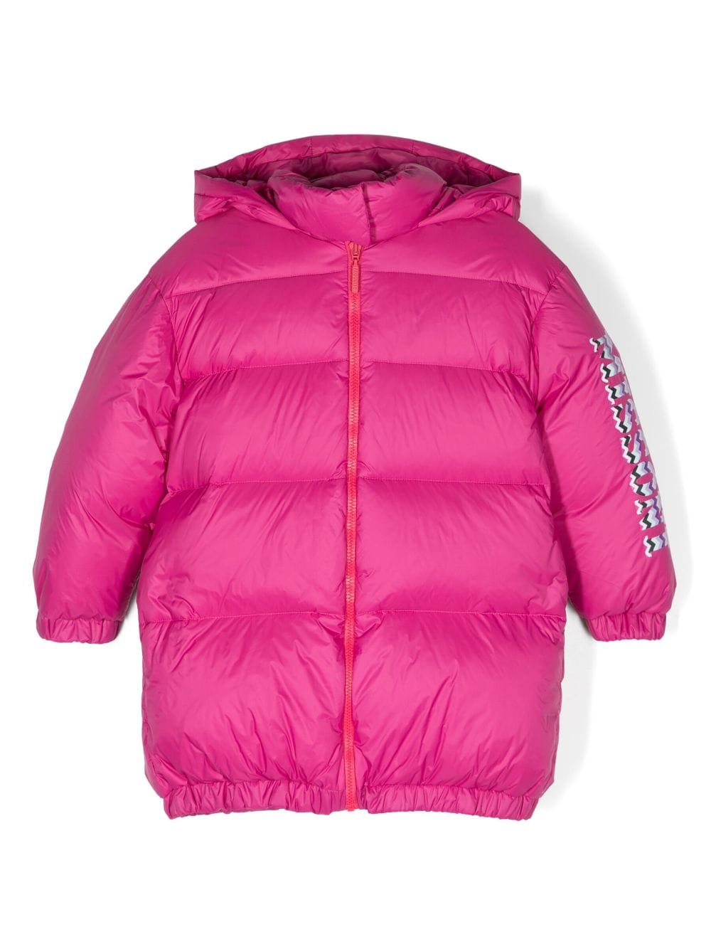 Missoni Kids logo-print puffer coat - Pink von Missoni Kids