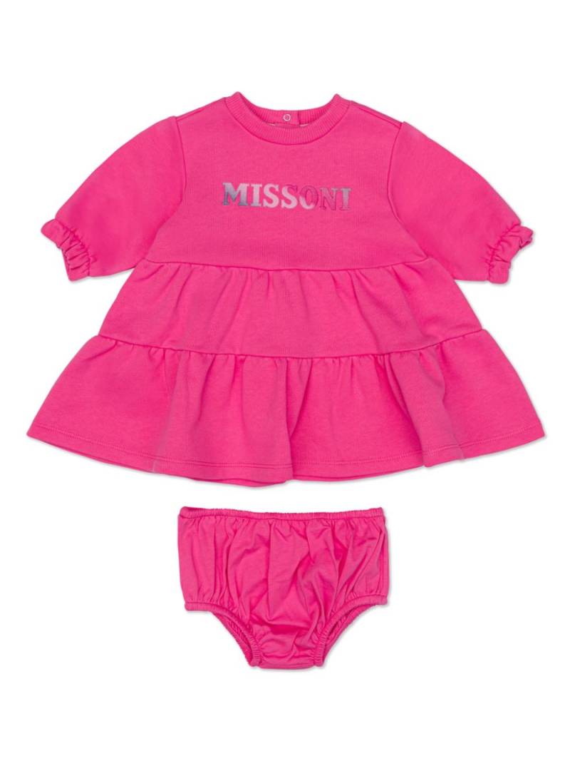 Missoni Kids logo-raised dress (set of two) - Pink von Missoni Kids