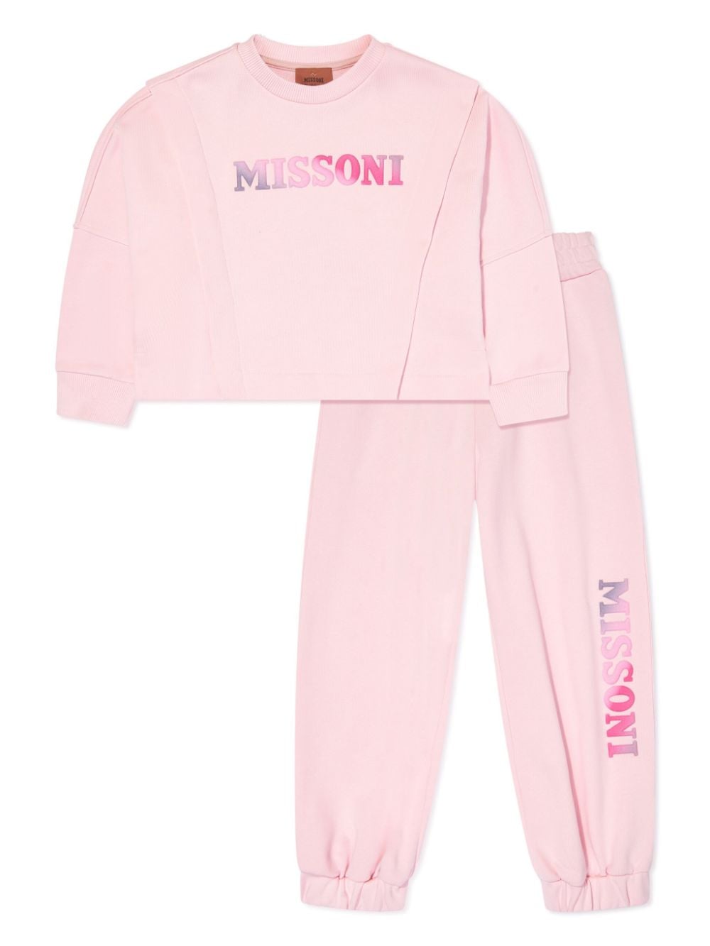 Missoni Kids logo-raised tracksuit - Pink von Missoni Kids