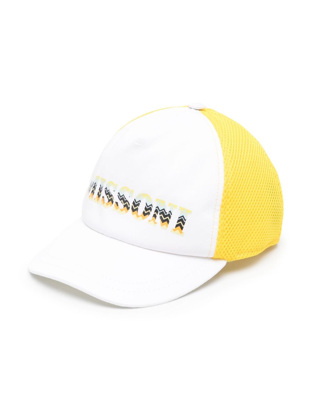 Missoni Kids logo-print detail baseball cap - White von Missoni Kids