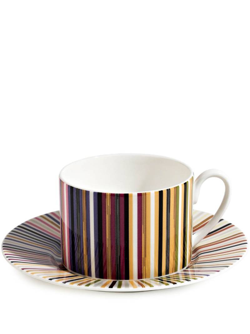 Missoni Home Jenkins stripes tea set - Multicolour von Missoni Home