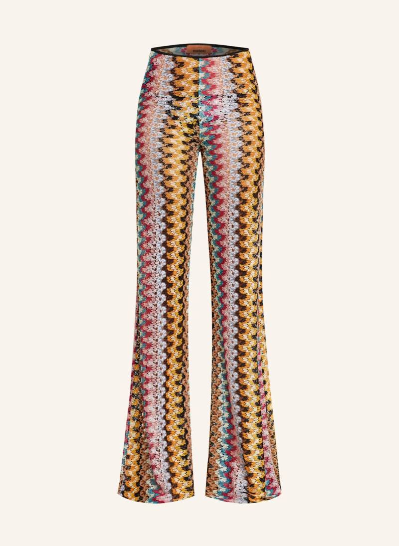 Missoni Häkelhose Mit Glitzergarn schwarz von Missoni