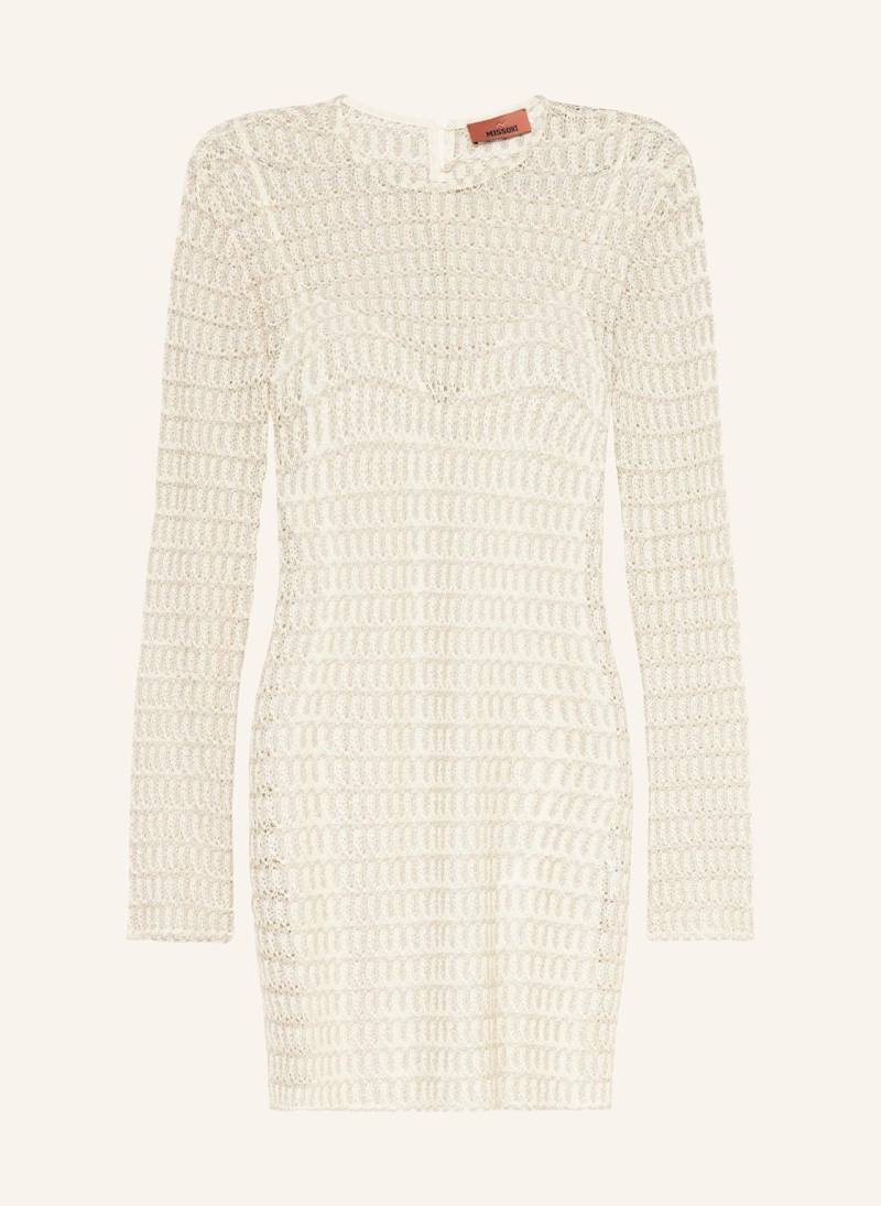 Missoni Häkelkleid Mit Glitzergarn beige von Missoni