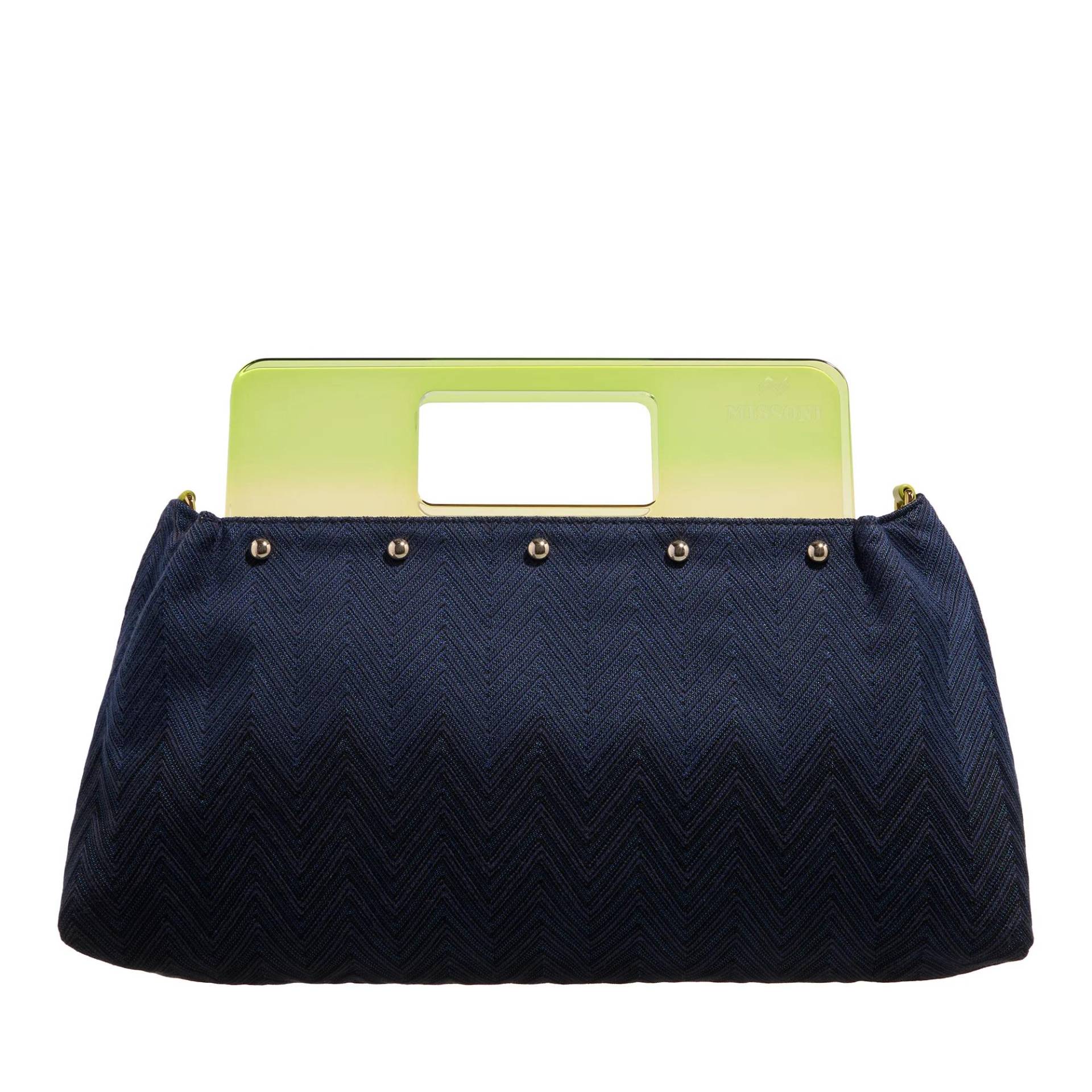 Missoni Handtasche - MI10012I Plexi Pouch - Gr. unisize - in Blau - für Damen von Missoni