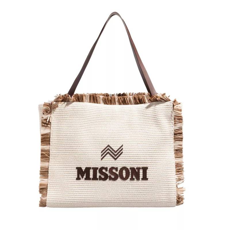 Missoni Henkeltasche - MI10005E Tote Large - Gr. unisize - in Beige - für Damen von Missoni