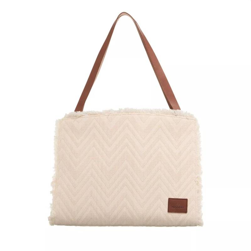 Missoni Henkeltasche - MI10006D Tote Medium - Gr. unisize - in Creme - für Damen von Missoni