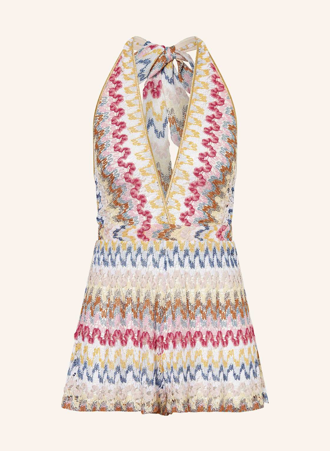 Missoni Jumpsuit Mit Glitzergarn pink Missoni Jumpsuit Mit Glitzergarn pink von Missoni