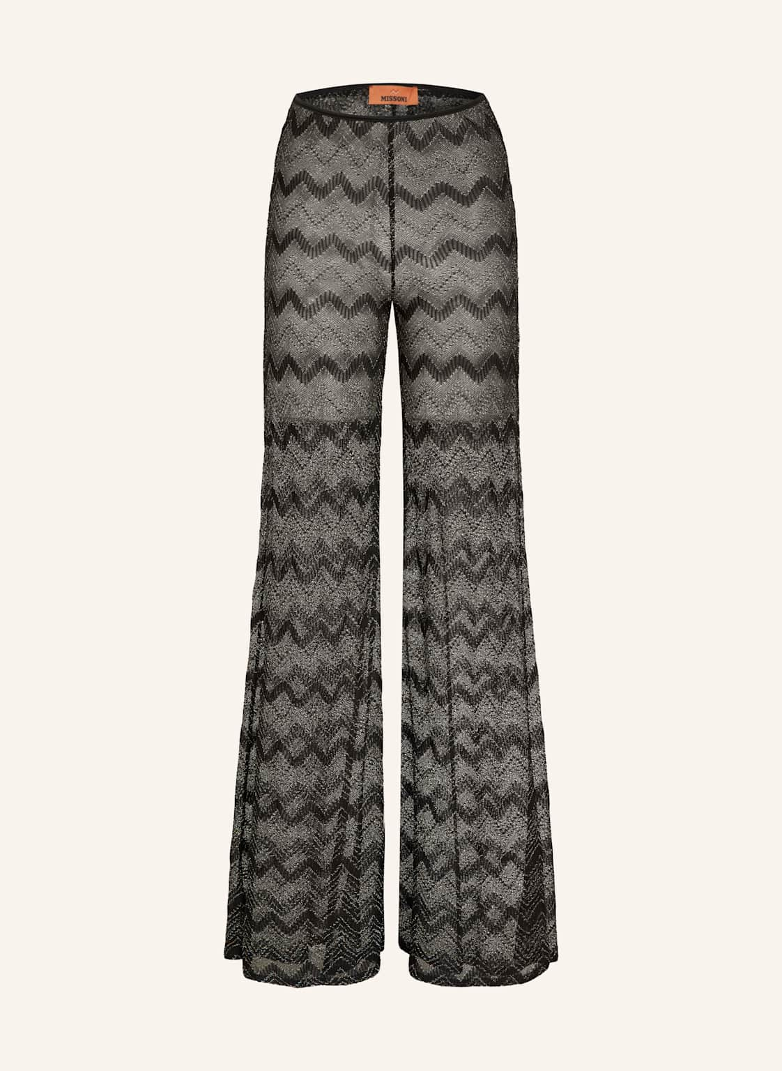 Missoni Mesh-Hose Mit Glitzergarn schwarz von Missoni