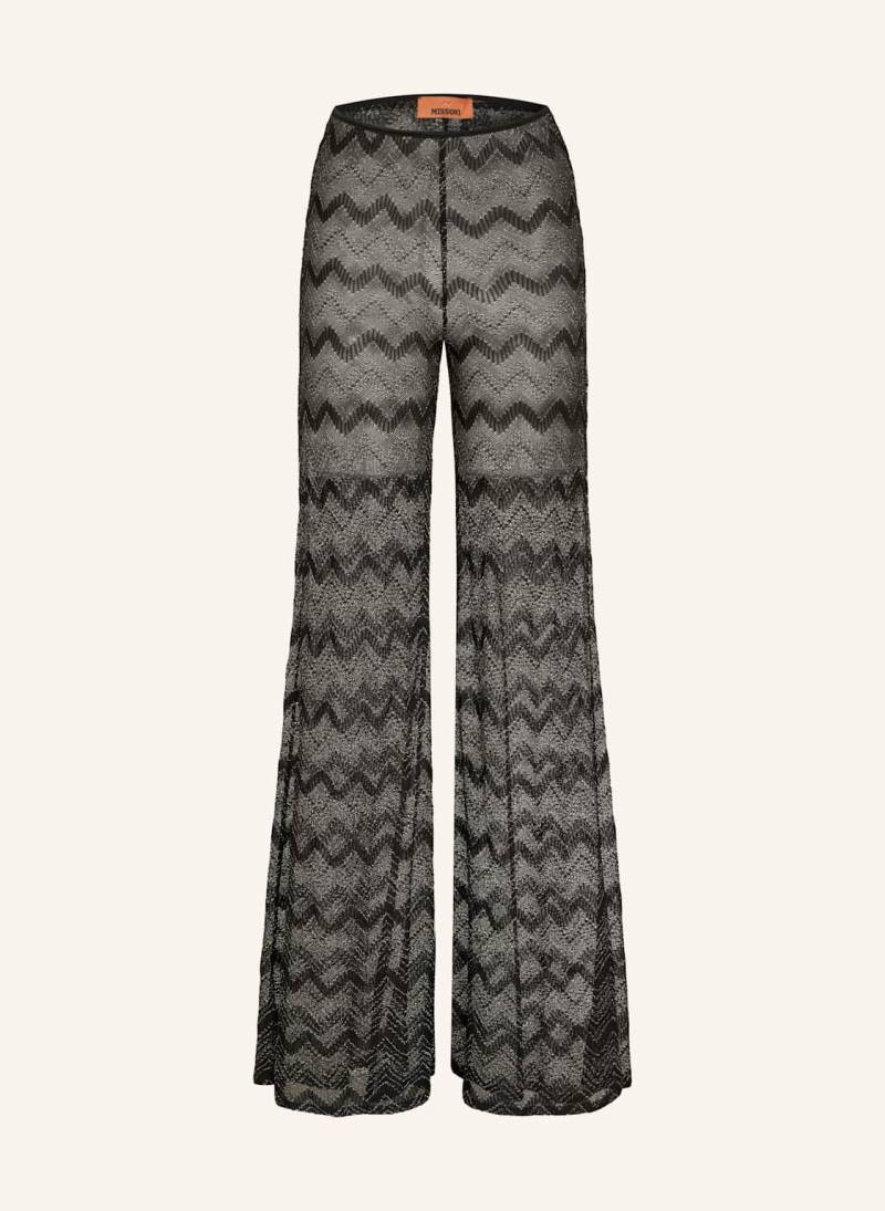 Missoni Mesh-Hose Mit Glitzergarn schwarz von Missoni