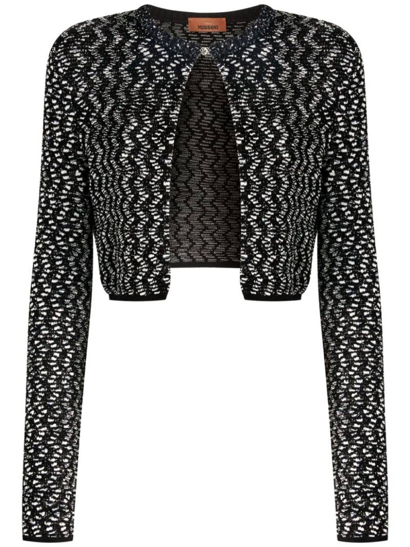 Missoni Sequin-embellished cardigan - Black von Missoni