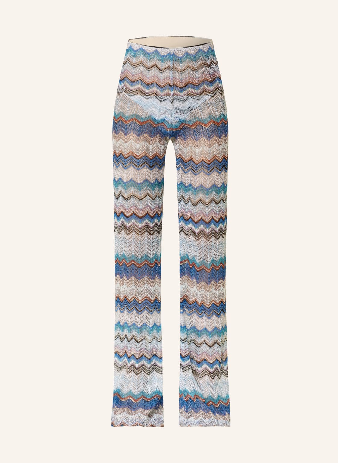 Missoni Strickhose Mit Glitzergarn blau von Missoni