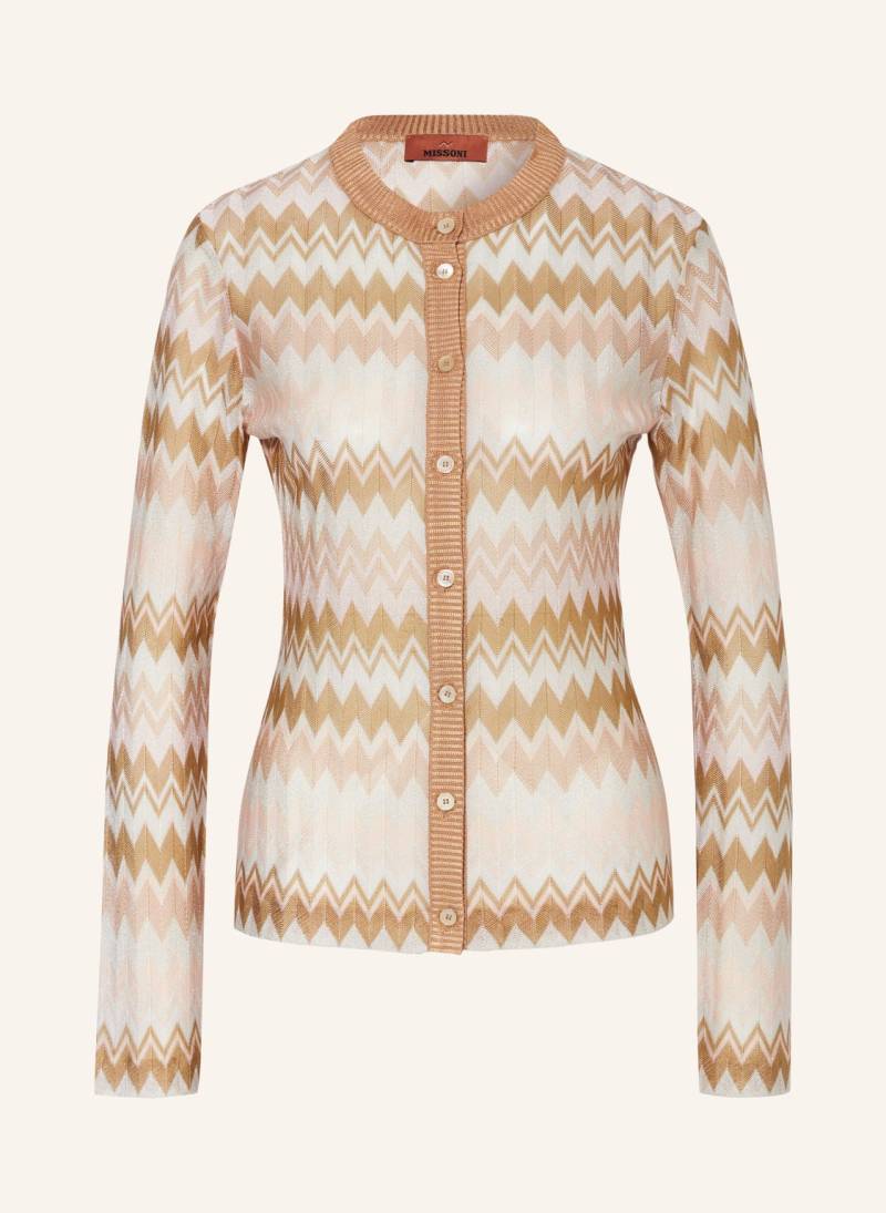 Missoni Strickjacke Mit Glitzergarn beige von Missoni