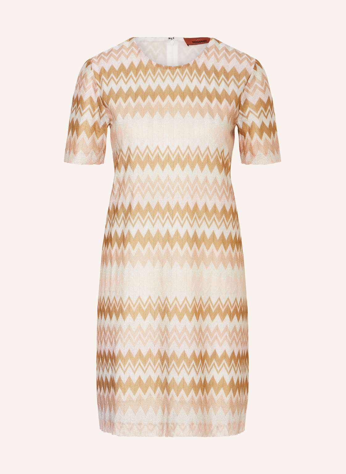 Missoni Strickkleid Mit Glitzergarn beige von Missoni