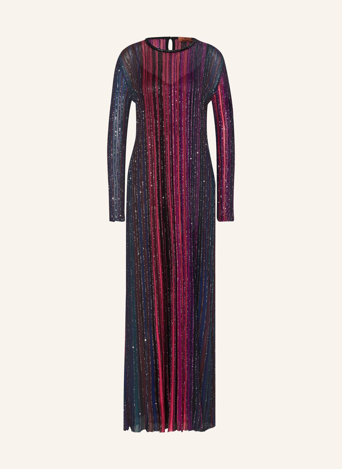 Missoni Strickkleid Mit Pailletten lila von Missoni