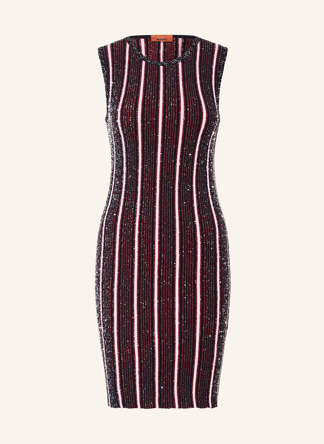 Missoni Strickkleid Mit Pailletten rot Missoni Strickkleid Mit Pailletten rot von Missoni