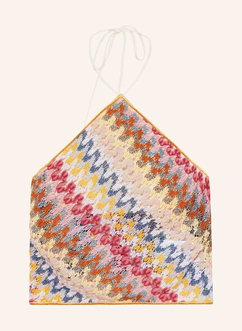 Missoni Stricktop Mit Glitzergarn pink von Missoni