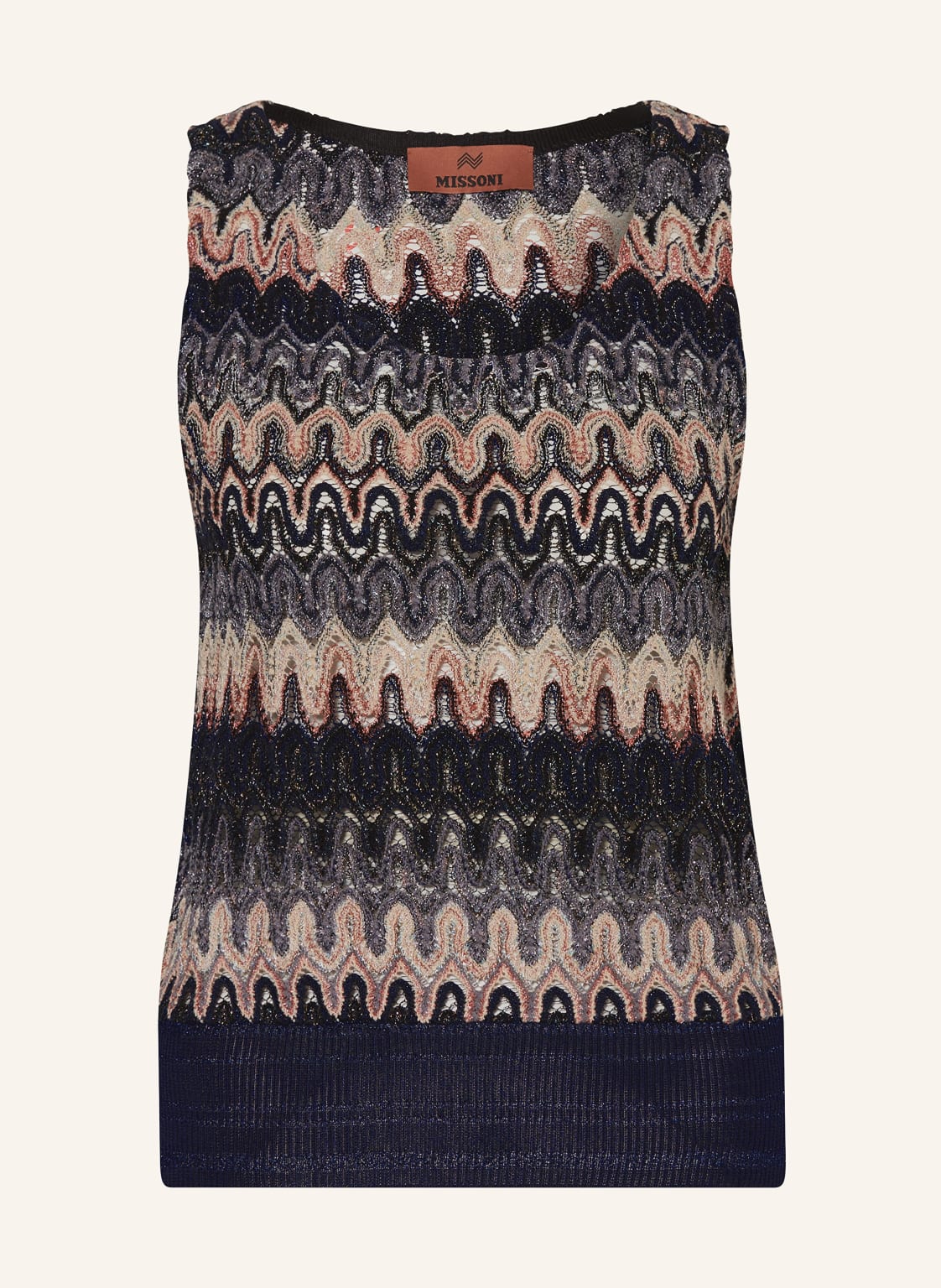 Missoni Stricktop Mit Glitzergarn schwarz von Missoni