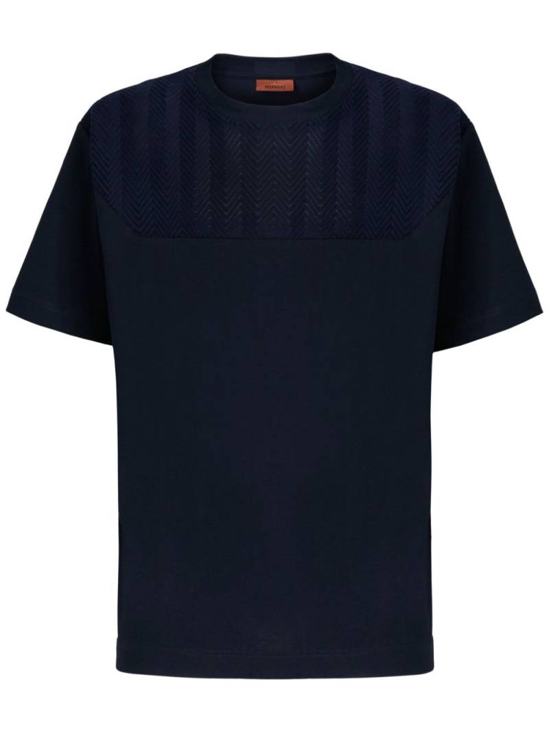 Missoni Zigzag cotton T-shirt - Black von Missoni