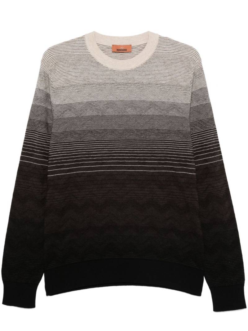 Missoni Zigzag-pattern sweater - Brown von Missoni