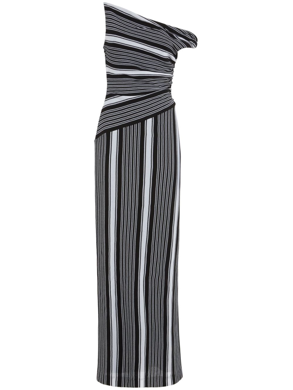 Missoni asymmetric maxi dress - Black von Missoni