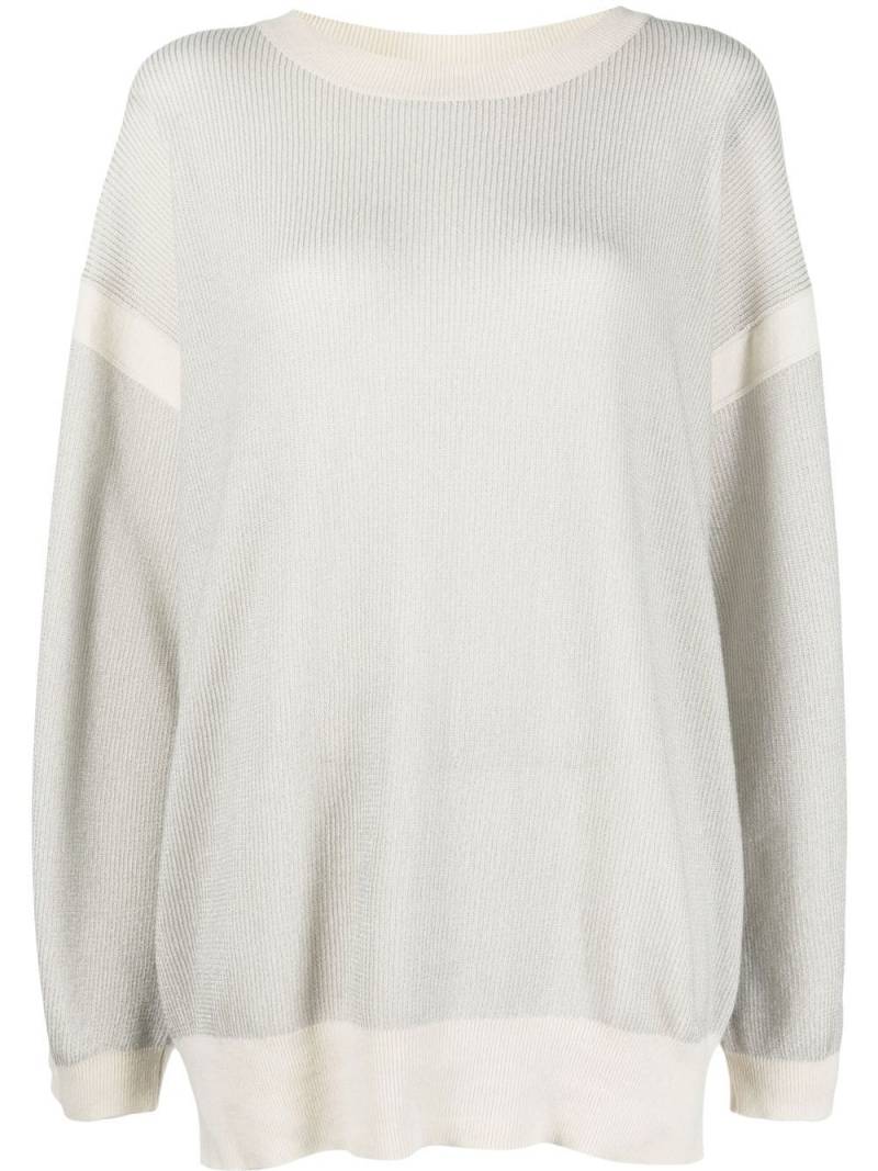 Missoni drop-shoulder oversized jumper - Neutrals von Missoni