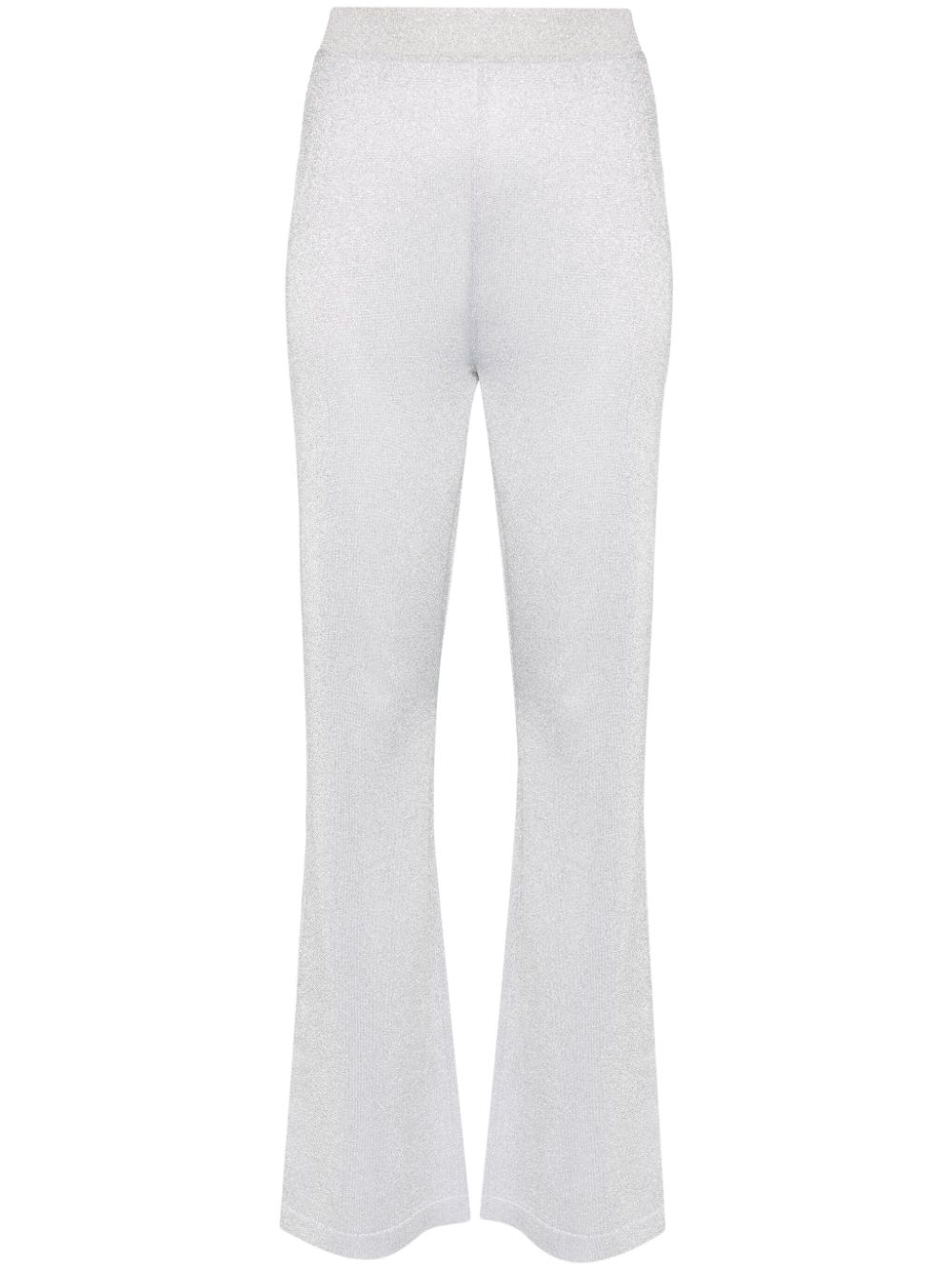 Missoni straight-leg Lurex trousers - Silver von Missoni