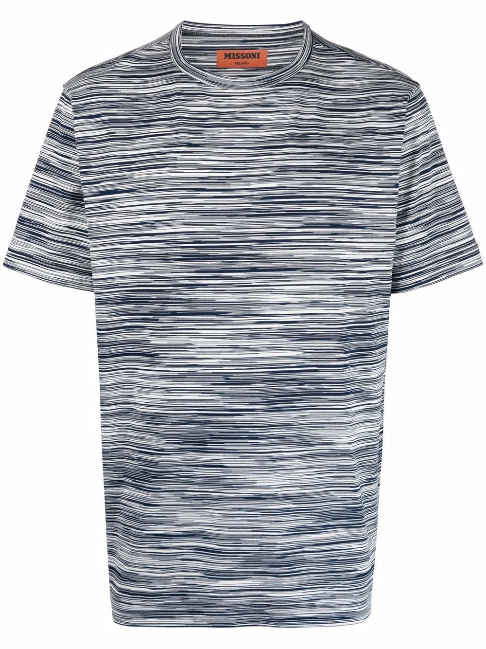 Missoni marled striped T-shirt - Blue von Missoni