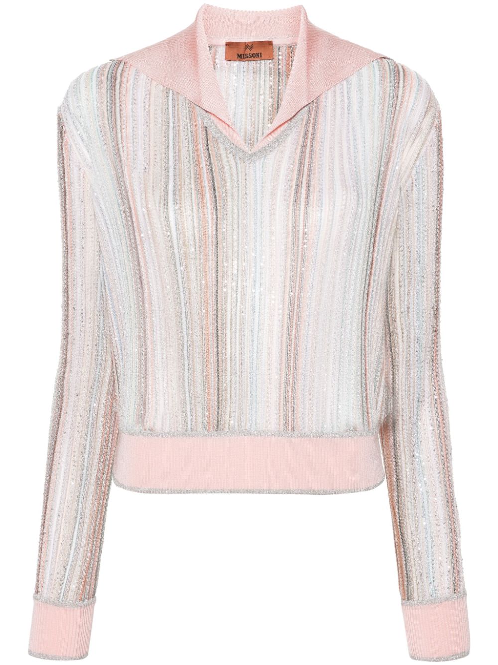 Missoni sequinned lurex jumper - Pink von Missoni