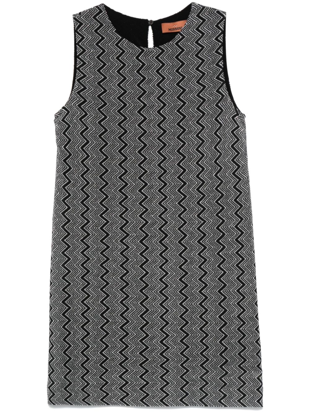 Missoni sleeveless zig-zag mini dress - Black von Missoni