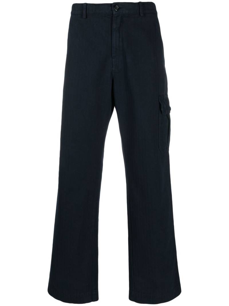 Missoni straight-leg cargo trousers - Blue von Missoni