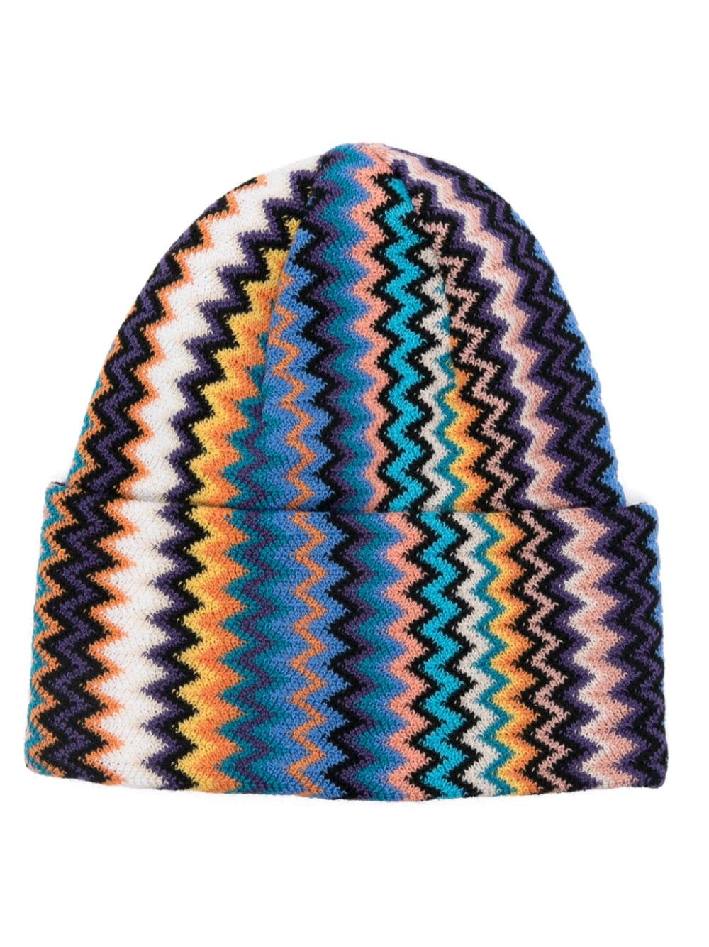 Missoni zigzag beanie - Blue von Missoni