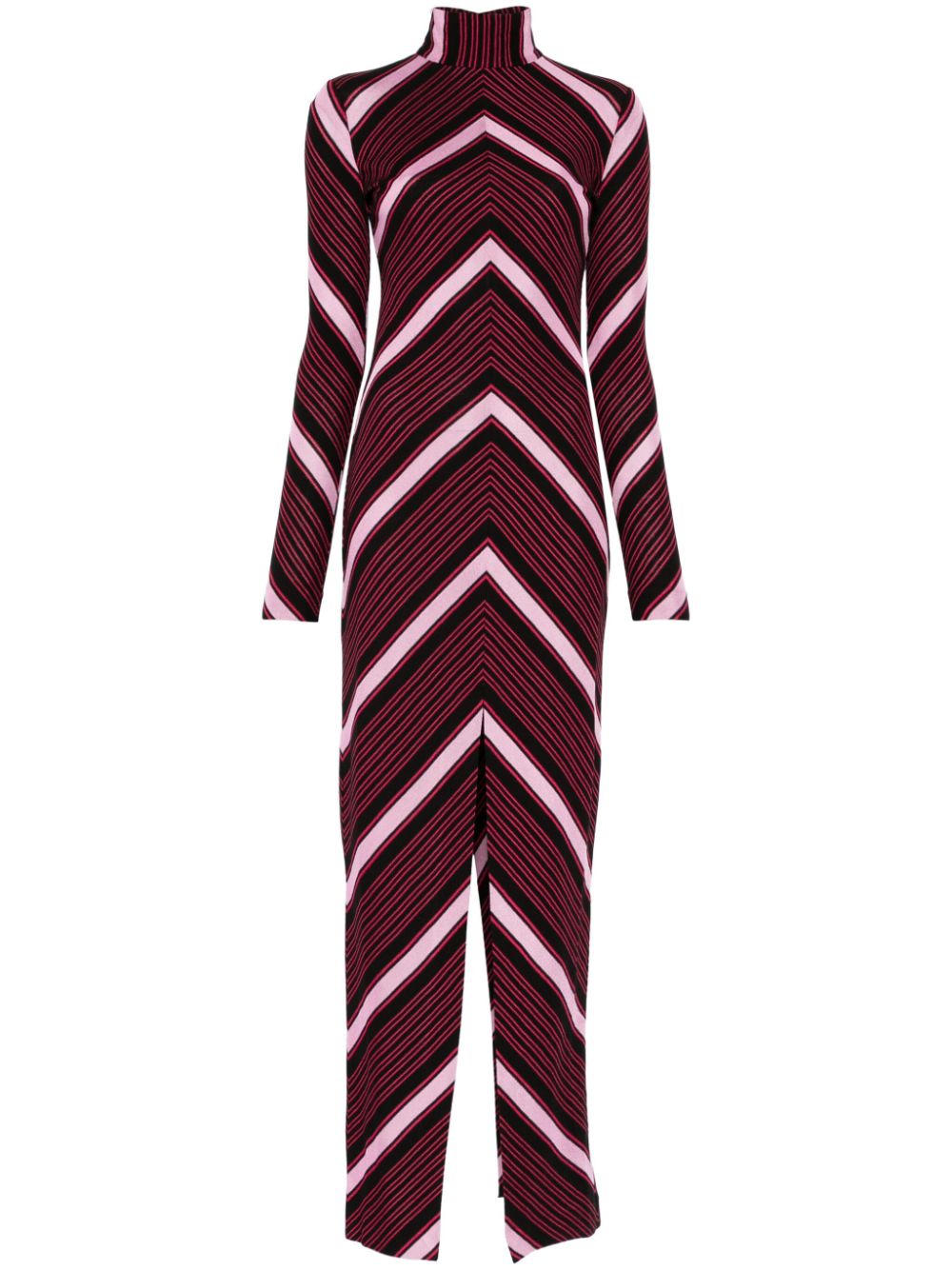 Missoni zigzag maxi dress - Black von Missoni